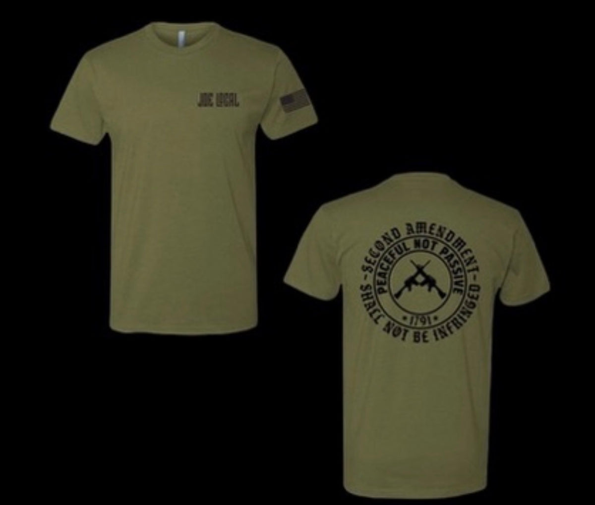DISCONTINUED "JOE LOCAL - Second Amendment Shall Not Be Infringed”